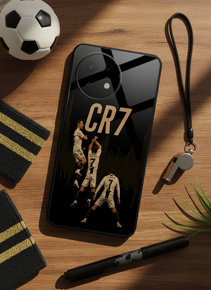 Air CR7 Premium Glass Back Cover For One Plus 13, 12, 11, 10, Nord Series