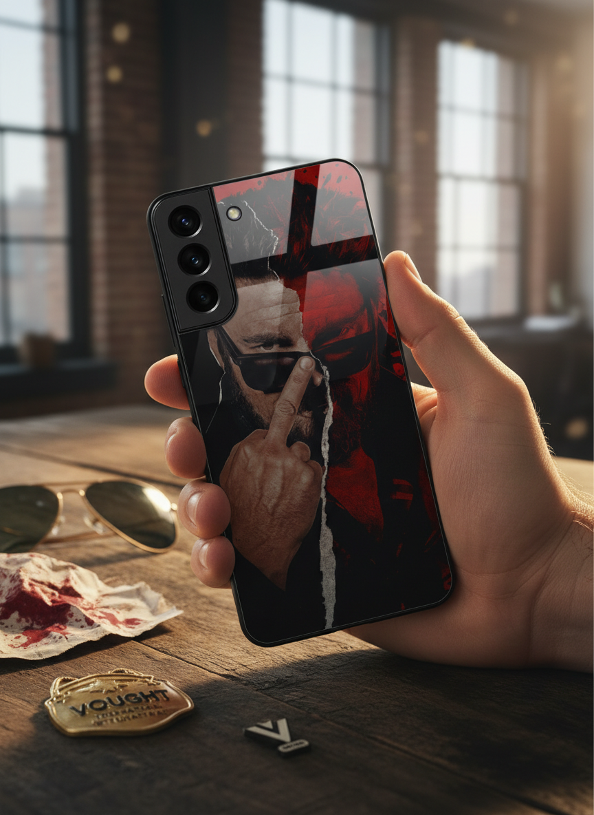 No Limits Premium Glass Back Cover For Galaxy S, A, M & F Series