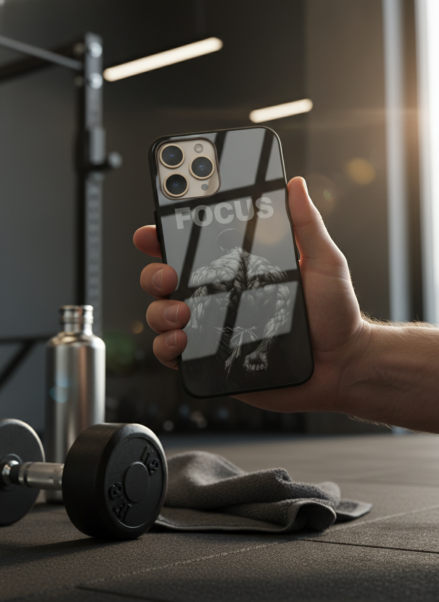 Focus Premium Glass Back Cover For iPhone 11-17 Models