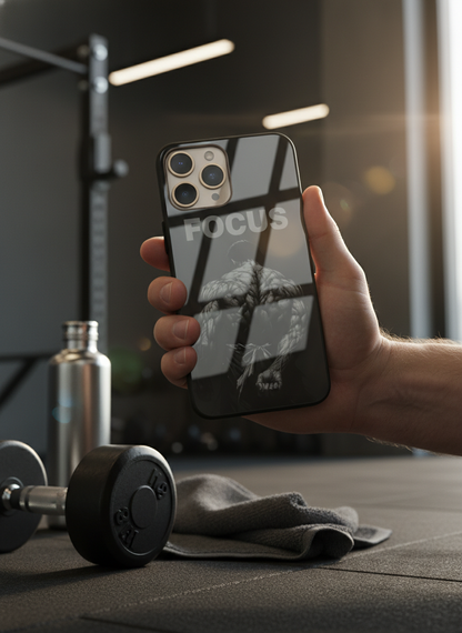 Focus Premium Glass Back Cover For iPhone 11-17 Models