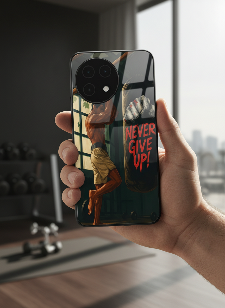 Warrior Spirit Premium Glass Back Cover For One Plus 13, 12, 11, 10, Nord Serie