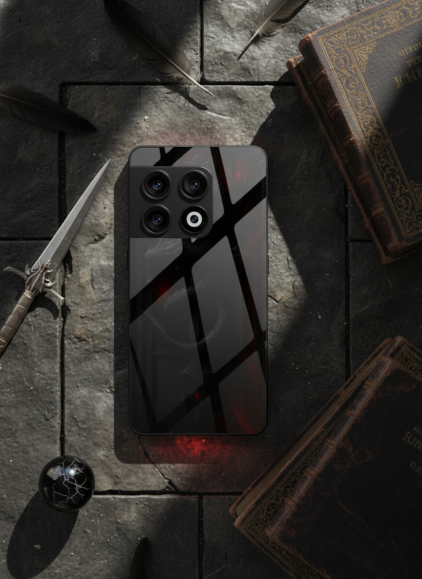 Drakonis Premium Glass Back Cover For One Plus 13, 12, 11, 10, Nord Series