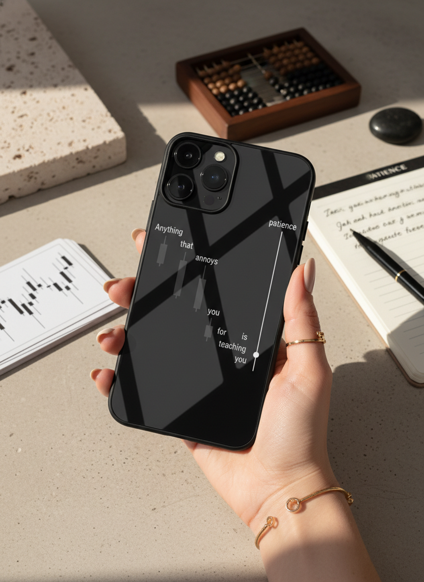 Candle Wisdom Premium Glass Back Cover For iPhone 11-17 Models