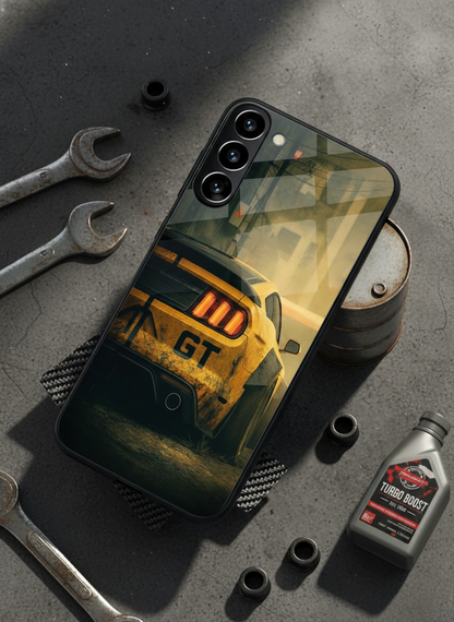 Road Kings Premium Glass Back Cover For Galaxy S, A, M & F Series