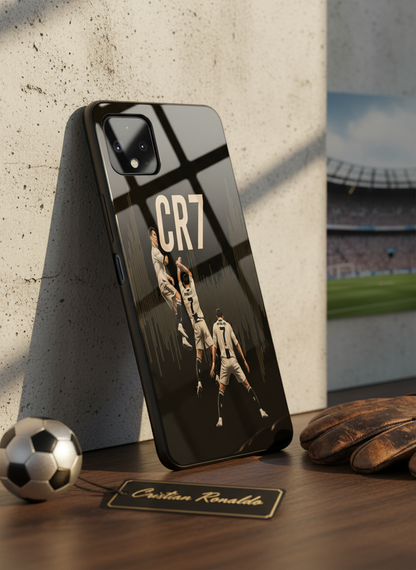 Air CR7 Premium Glass Back Cover For Google Pixel 7,8,9,10 Series