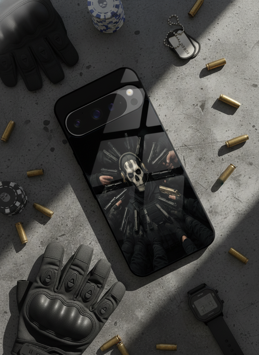 Bullet Crown Premium Glass Back Cover For Google Pixel 7,8,9,10 Series