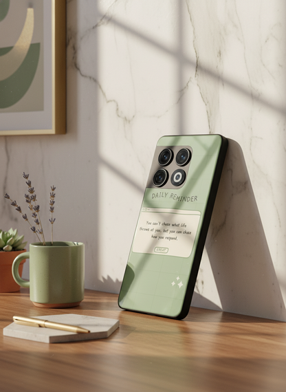 Respond Mode Glass Back Cover For One Plus 13, 12, 11, 10, Nord Series