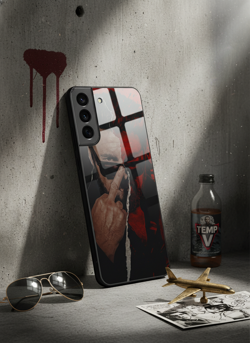 No Limits Premium Glass Back Cover For Galaxy S, A, M & F Series