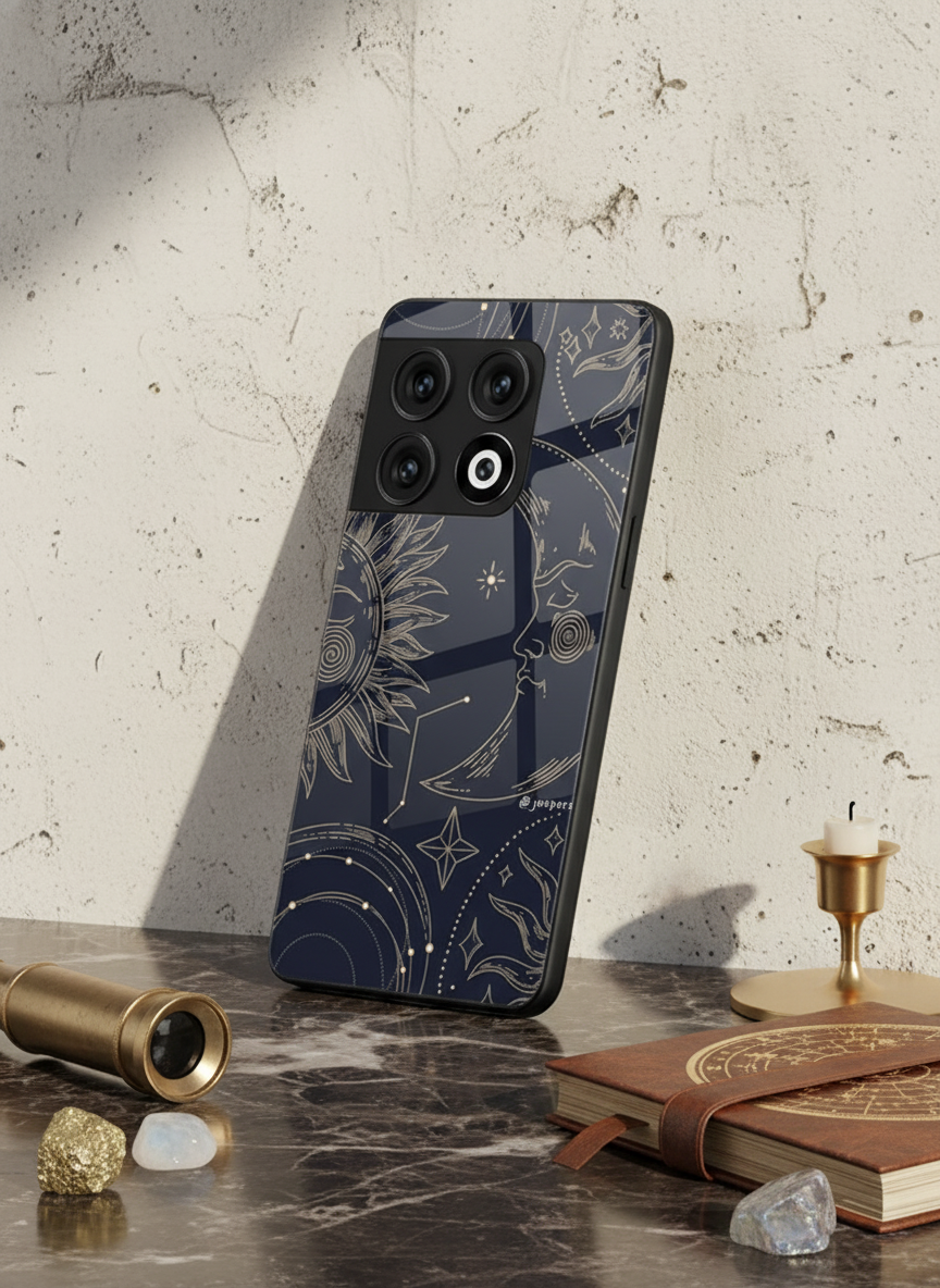 Celestial Dream Glass Back Cover For One Plus 13, 12, 11, 10, Nord Series