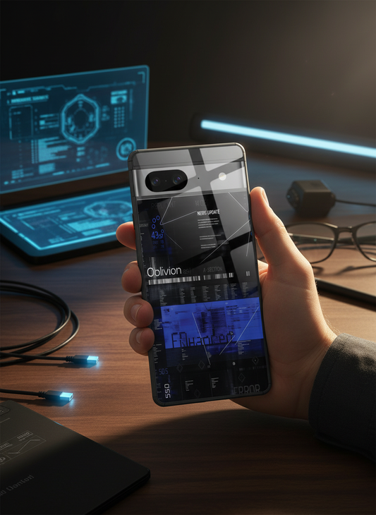 Hackker Premium Glass Back Cover For Google Pixel 7,8,9,10 Series