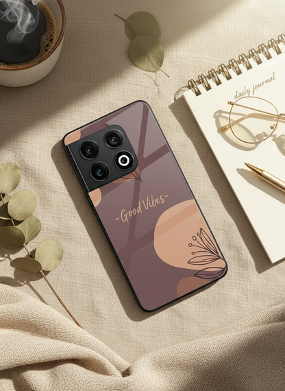 Calm Aura Premium Glass Back Cover For One Plus 13, 12, 11, 10, Nord Series
