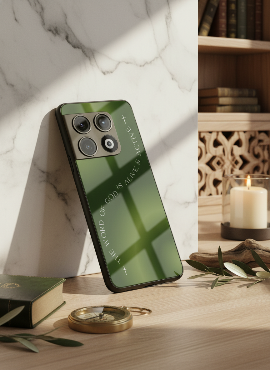 Alive & Active Premium Glass Back Cover For One Plus 13, 12, 11, 10, Nord Series
