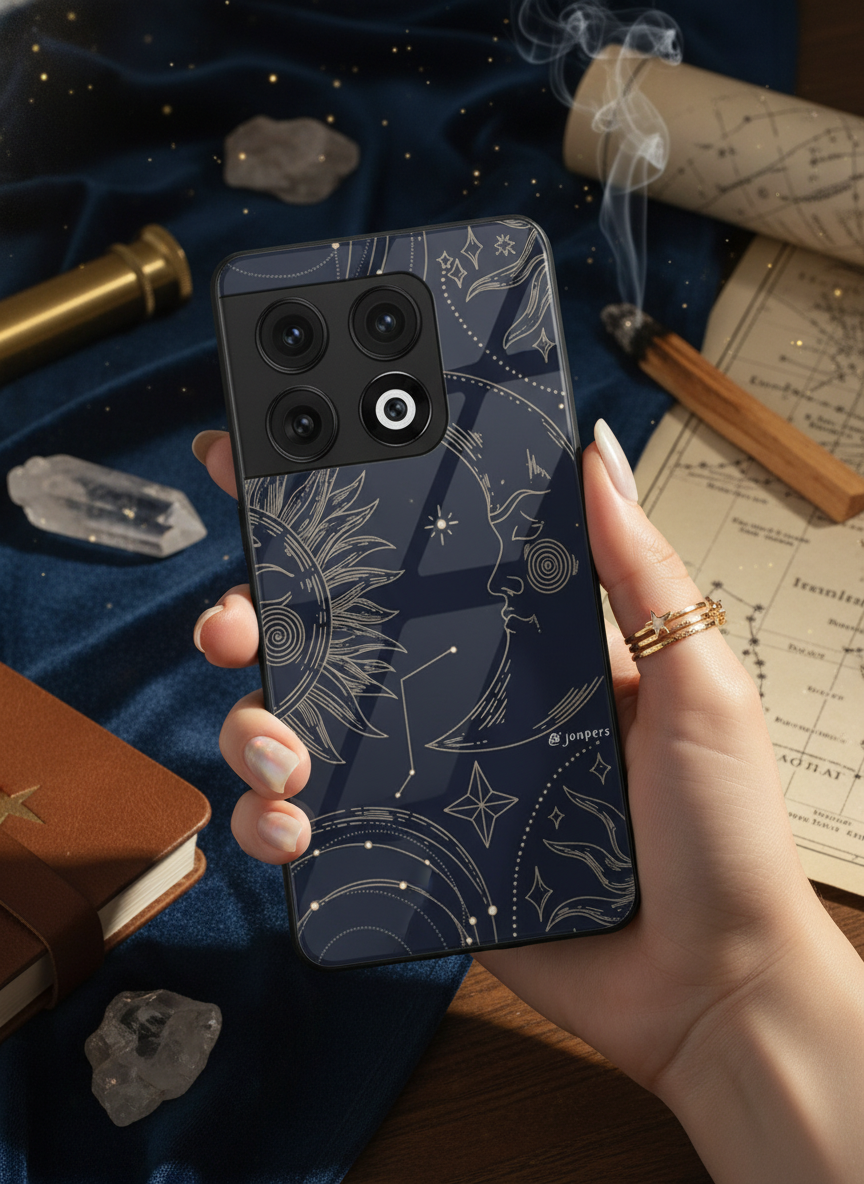 Celestial Dream Glass Back Cover For One Plus 13, 12, 11, 10, Nord Series
