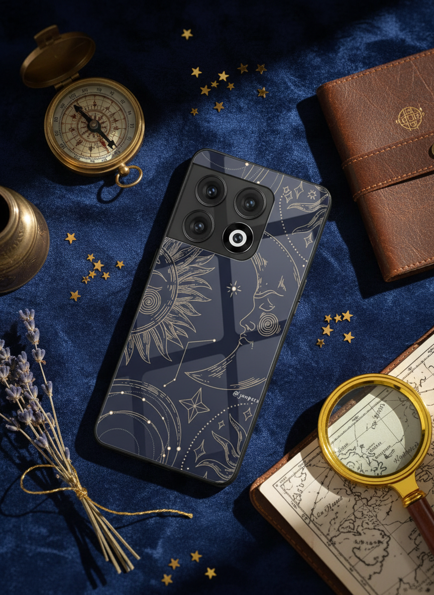 Celestial Dream Glass Back Cover For One Plus 13, 12, 11, 10, Nord Series