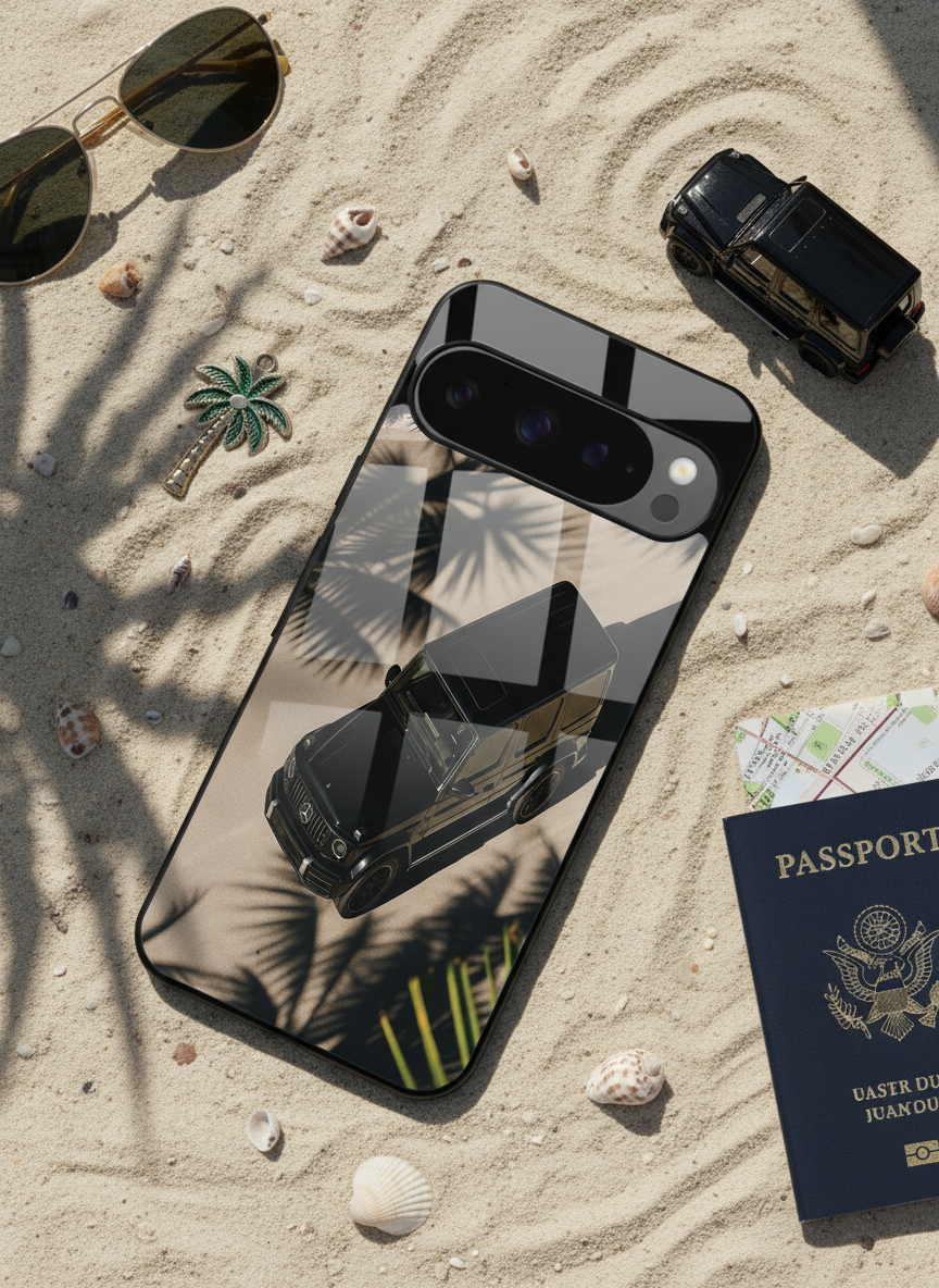 Shadow Drive Premium Glass Back Cover For Google Pixel 7,8,9,10 Series