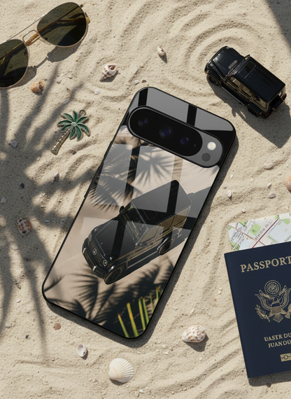 Shadow Drive Premium Glass Back Cover For Google Pixel 7,8,9,10 Series
