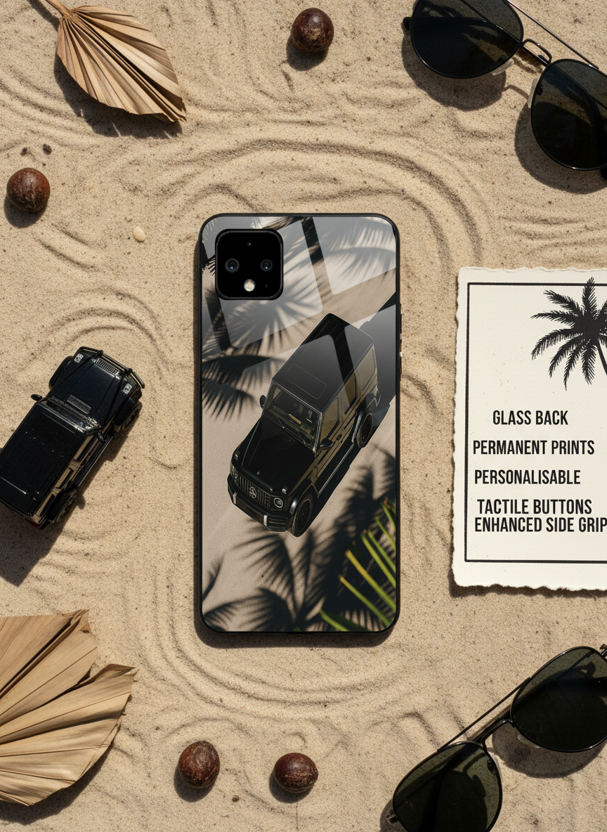 Shadow Drive Premium Glass Back Cover For Google Pixel 7,8,9,10 Series