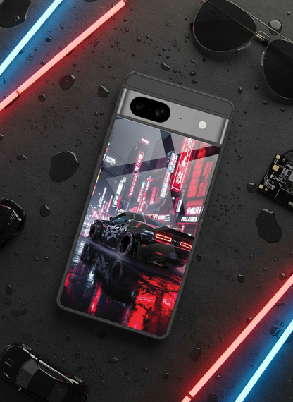 Tokyo Heart Premium Glass Back Cover For Google Pixel 7,8,9,10 Series