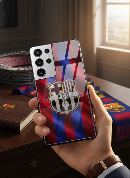 Royal Rivalry Premium Glass Back Cover For Galaxy S, A, M & F Series