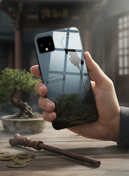 BMW-Black Myth Wukong Premium Glass Back Cover For Google Pixel 7,8,9,10 Series