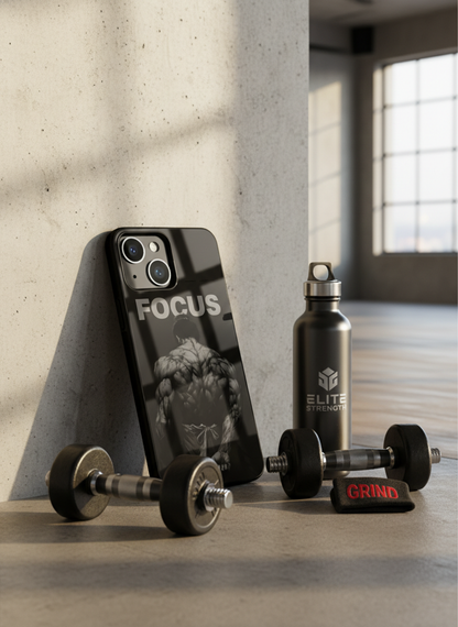 Focus Premium Glass Back Cover For iPhone 11-17 Models