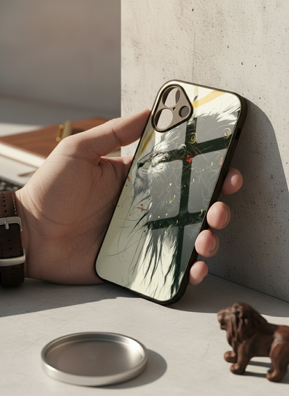 Roar Within Premium Glass Back Cover For iPhone 11-17 Models