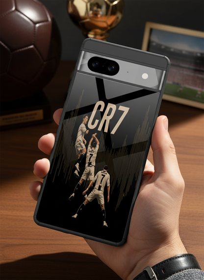 Air CR7 Premium Glass Back Cover For Google Pixel 7,8,9,10 Series