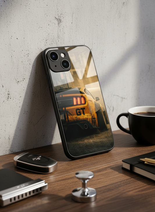Road Kings Premium Glass Back Cover For iPhone 11-17 Models