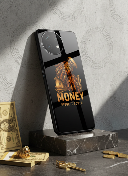 Cash Command Premium Glass Back Cover For One Plus 13, 12, 11, 10, Nord Series