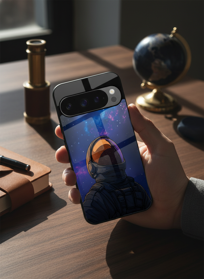 Stellar Void Premium Glass Back Cover For Google Pixel 7,8,9,10 Series