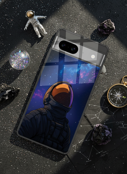 Stellar Void Premium Glass Back Cover For Google Pixel 7,8,9,10 Series