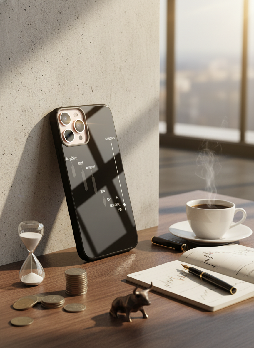 Candle Wisdom Premium Glass Back Cover For iPhone 11-17 Models
