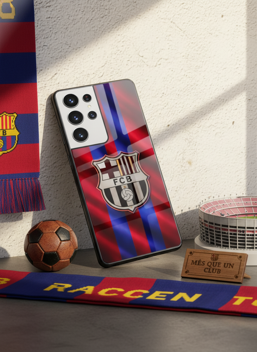 Royal Rivalry Premium Glass Back Cover For Galaxy S, A, M & F Series