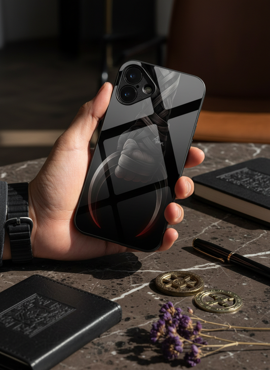 Shadowfang Premium Glass Back Cover For iPhone 11-17 Models