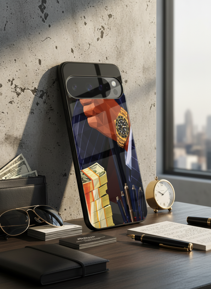 Cash Empire Premium Glass Back Cover For Google Pixel 7,8,9,10 Series