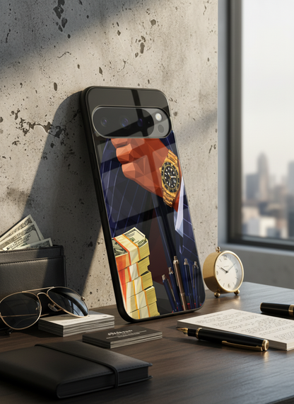 Cash Empire Premium Glass Back Cover For Google Pixel 7,8,9,10 Series