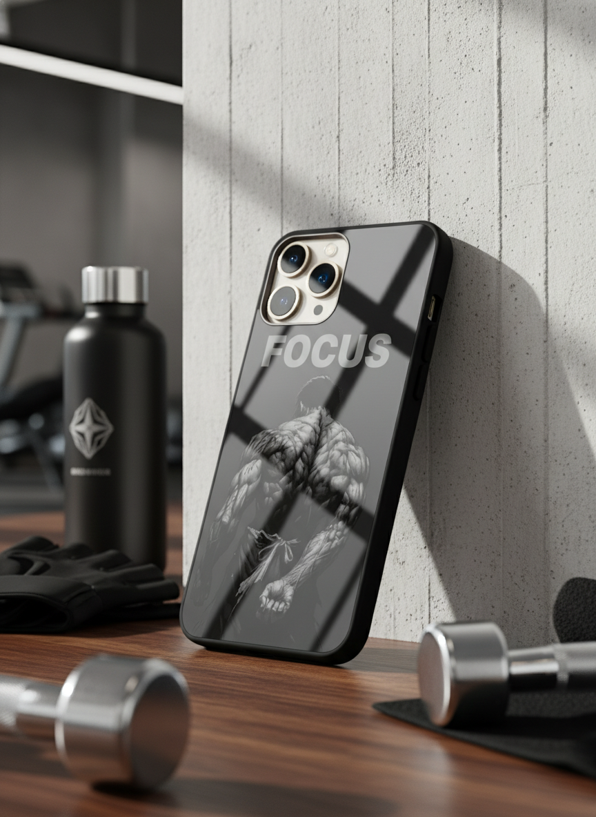 Focus Premium Glass Back Cover For iPhone 11-17 Models