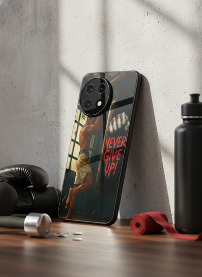 Warrior Spirit Premium Glass Back Cover For One Plus 13, 12, 11, 10, Nord Serie