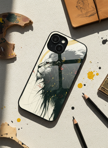 Roar Within Premium Glass Back Cover For iPhone 11-17 Models