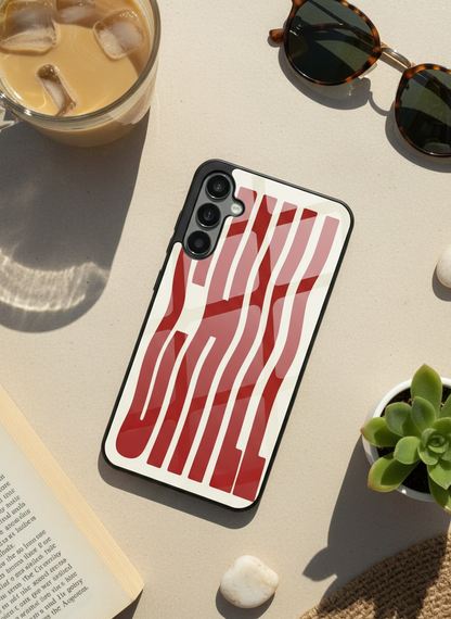 Stay Chill Premium Glass Back Cover For Galaxy S, A, M & F Series