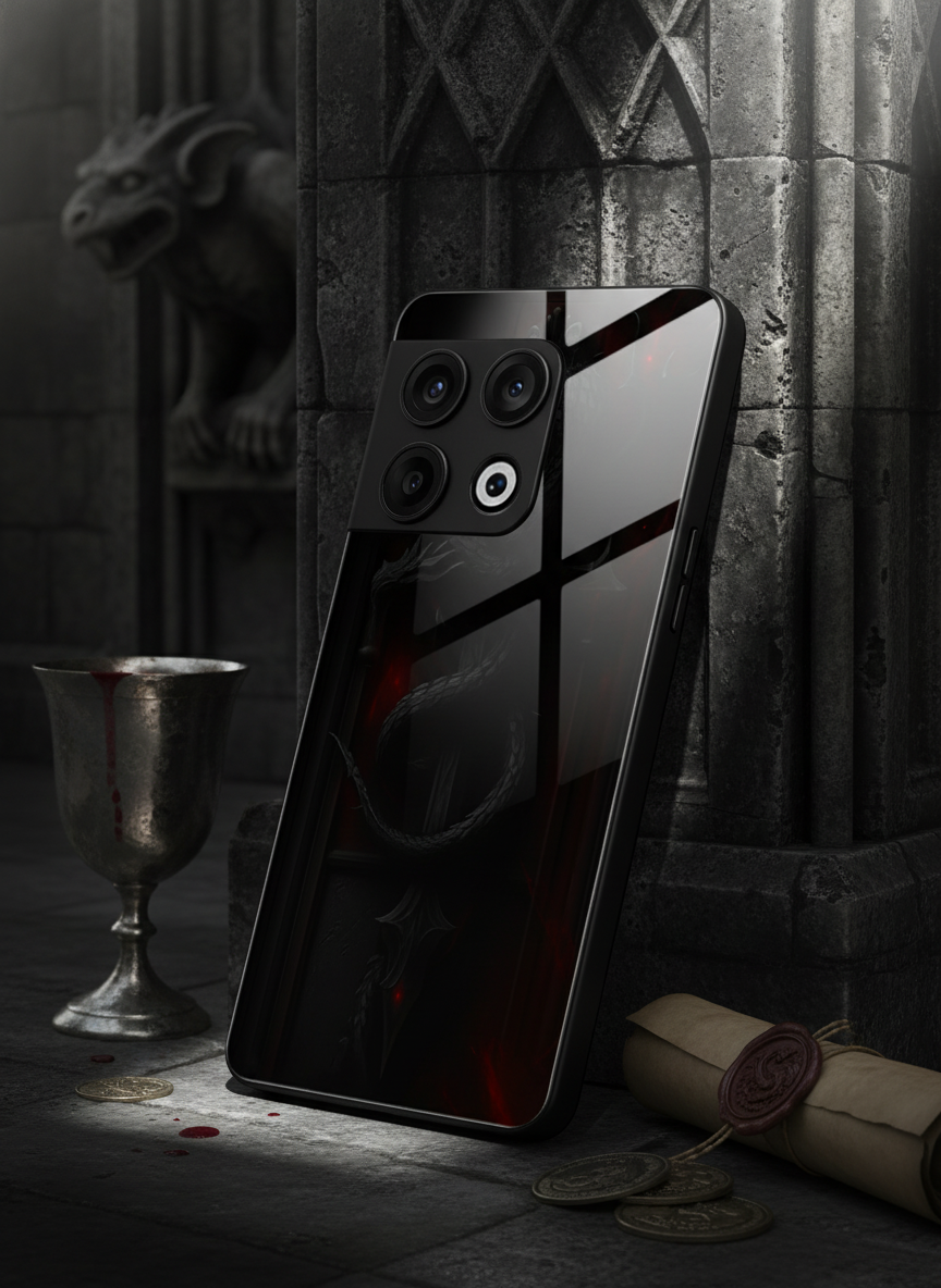 Drakonis Premium Glass Back Cover For One Plus 13, 12, 11, 10, Nord Series
