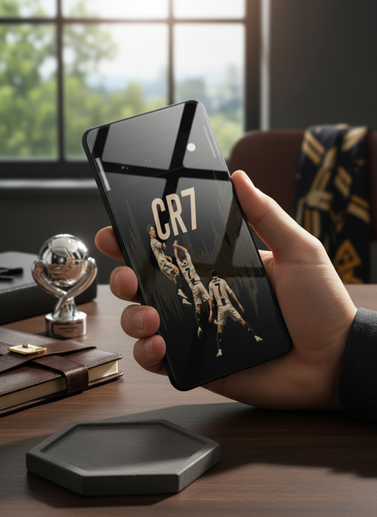 Air CR7 Premium Glass Back Cover For Google Pixel 7,8,9,10 Series