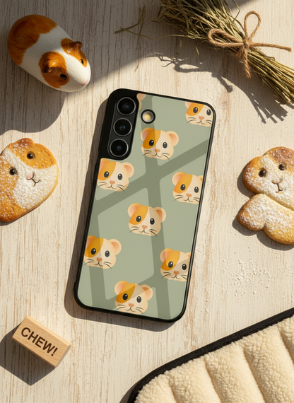 Hello Rabbis Premium Glass Back Cover For Galaxy S, A, M & F Series