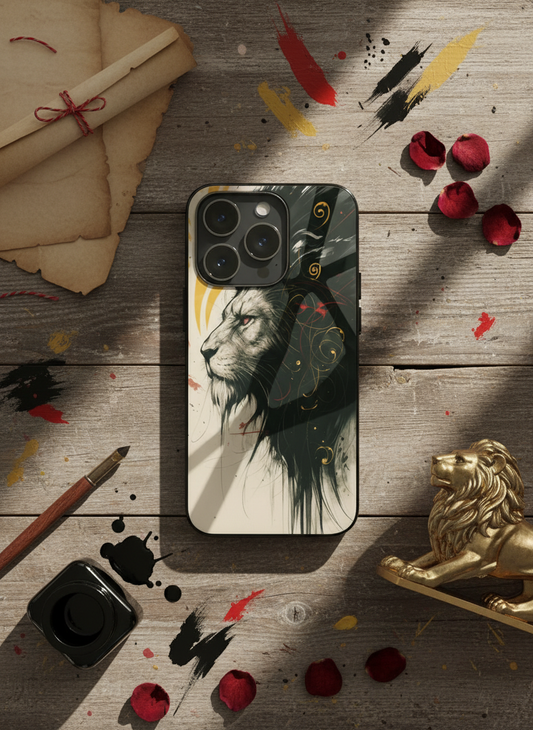 Roar Within Premium Glass Back Cover For iPhone 11-17 Models