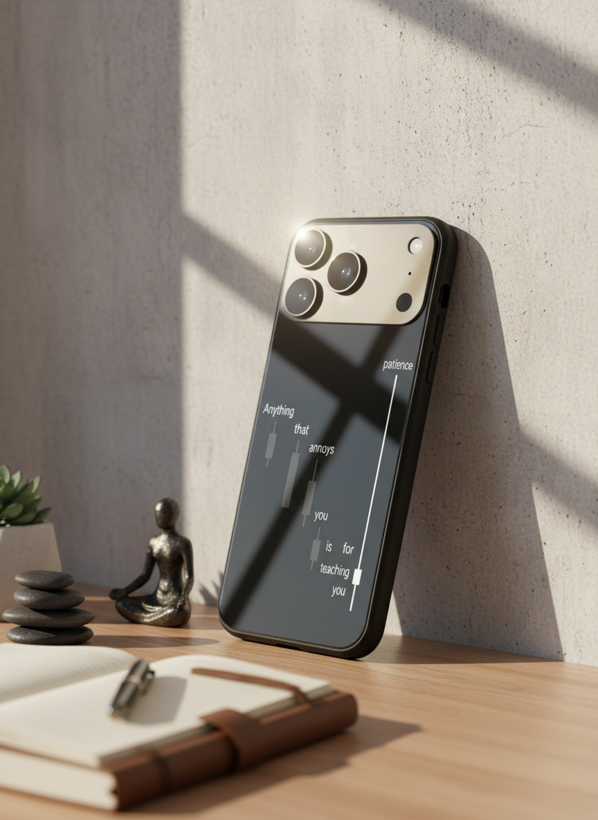 Candle Wisdom Premium Glass Back Cover For iPhone 11-17 Models