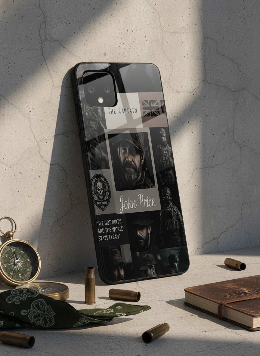 Captain's Creed Premium Glass Back Cover For Google Pixel 7,8,9,10 Series