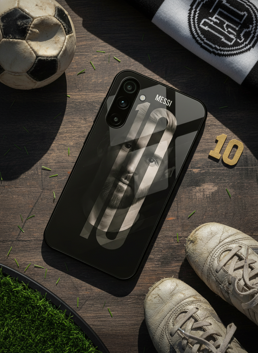 The Maestro Premium Glass Back Cover For Galaxy S, A, M & F Series