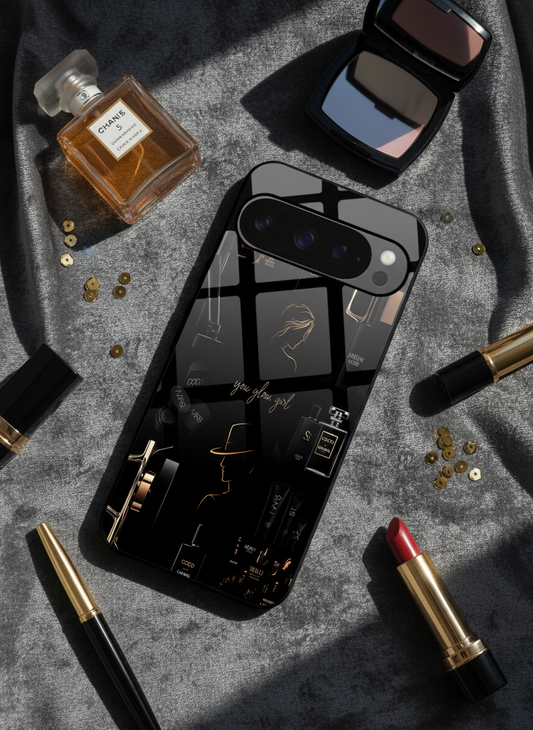 Glow And Grace Premium Glass Back Cover For Google Pixel 7,8,9,10 Series