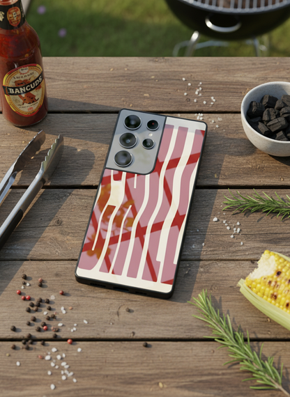 Stay Chill Premium Glass Back Cover For Galaxy S, A, M & F Series
