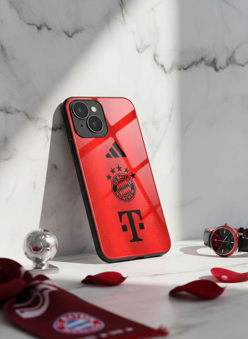 Red Armor Premium Glass Back Cover For iPhone 11-17 Models